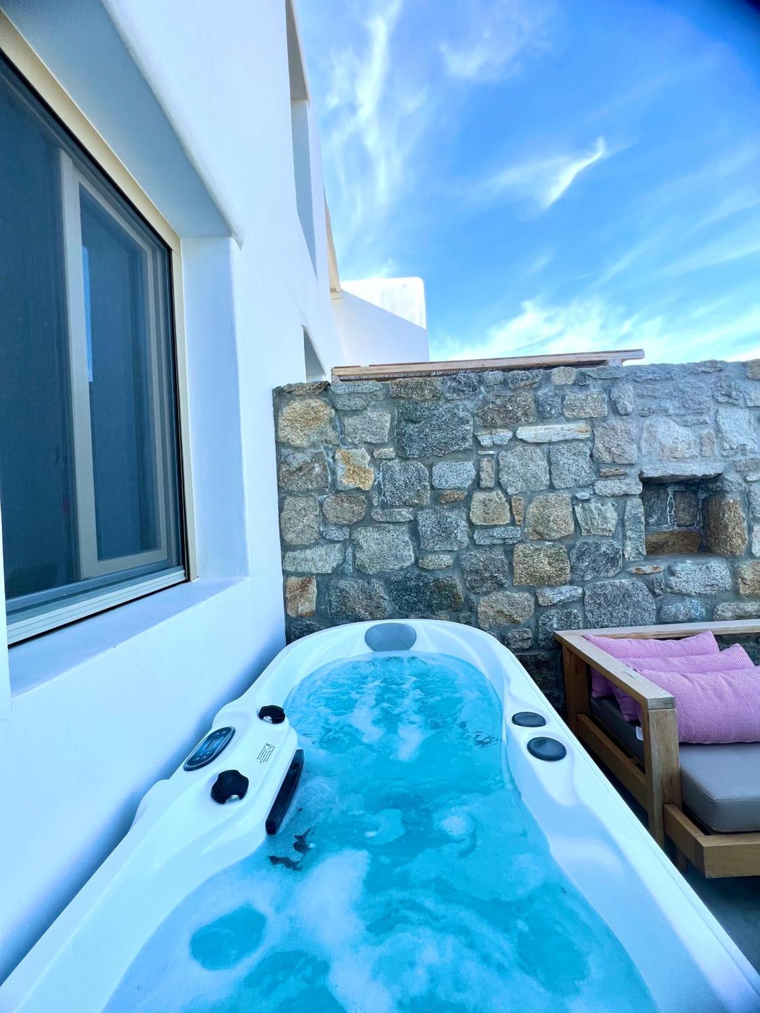 Hotel Due Mari Mykonos Agios Ioannis Diakoftis Exterior foto